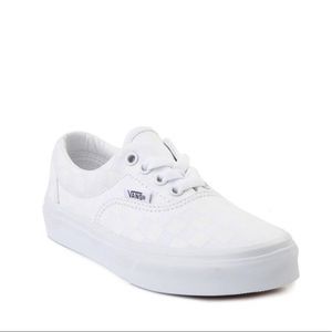 NWT Vans Kids White Checkerboard Era Sneakers
